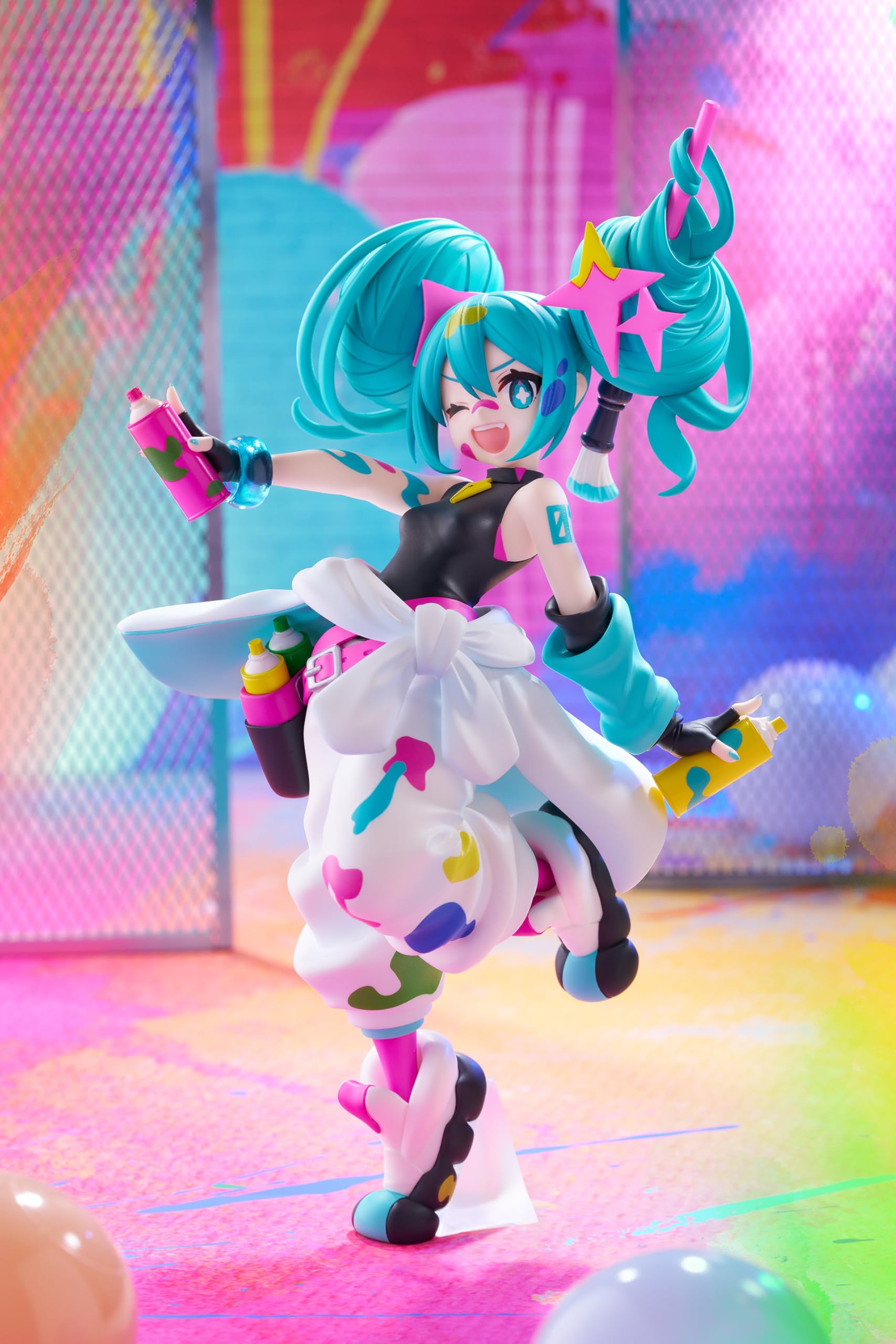 初音ミク ペイントガール フィギュア　6点 Amazon.co.jp: 初音*ミク Trio-Try-iT Figure ペイントガール
