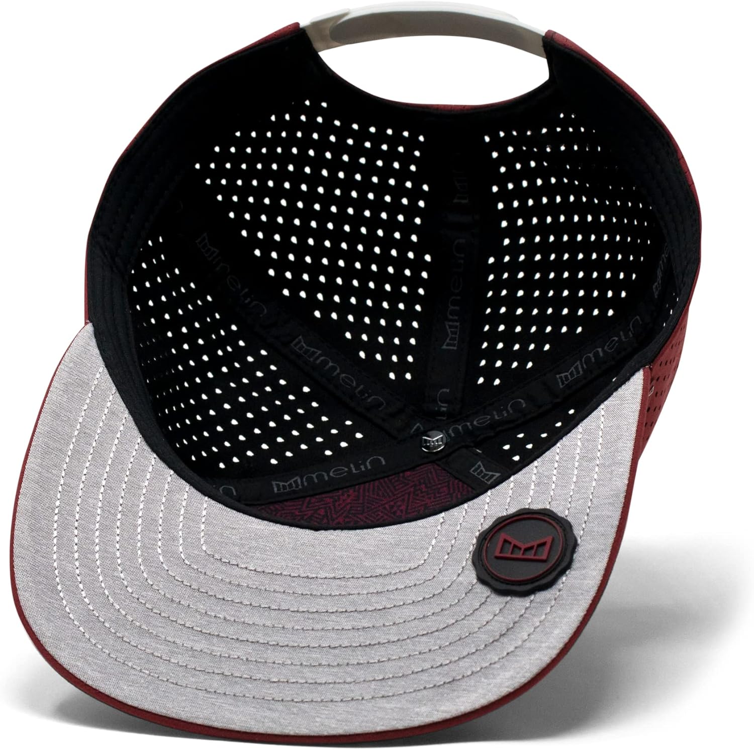 melin Trenches Icon Hydro, Performance Snapback Hat, Water-Resistant Flat Bill Caps for Men & Women, Golf, Running or Workout - Image 7