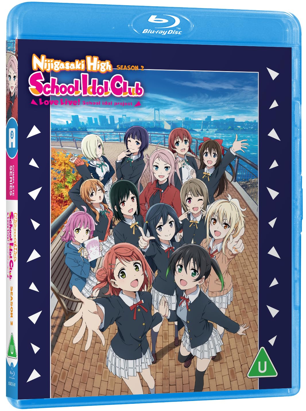 NIJIGASAKI HIGH SEASON TWO 2 LOVE LIVE ! SCHOOL IDOL CLUB BLU RAY MINT DISCS