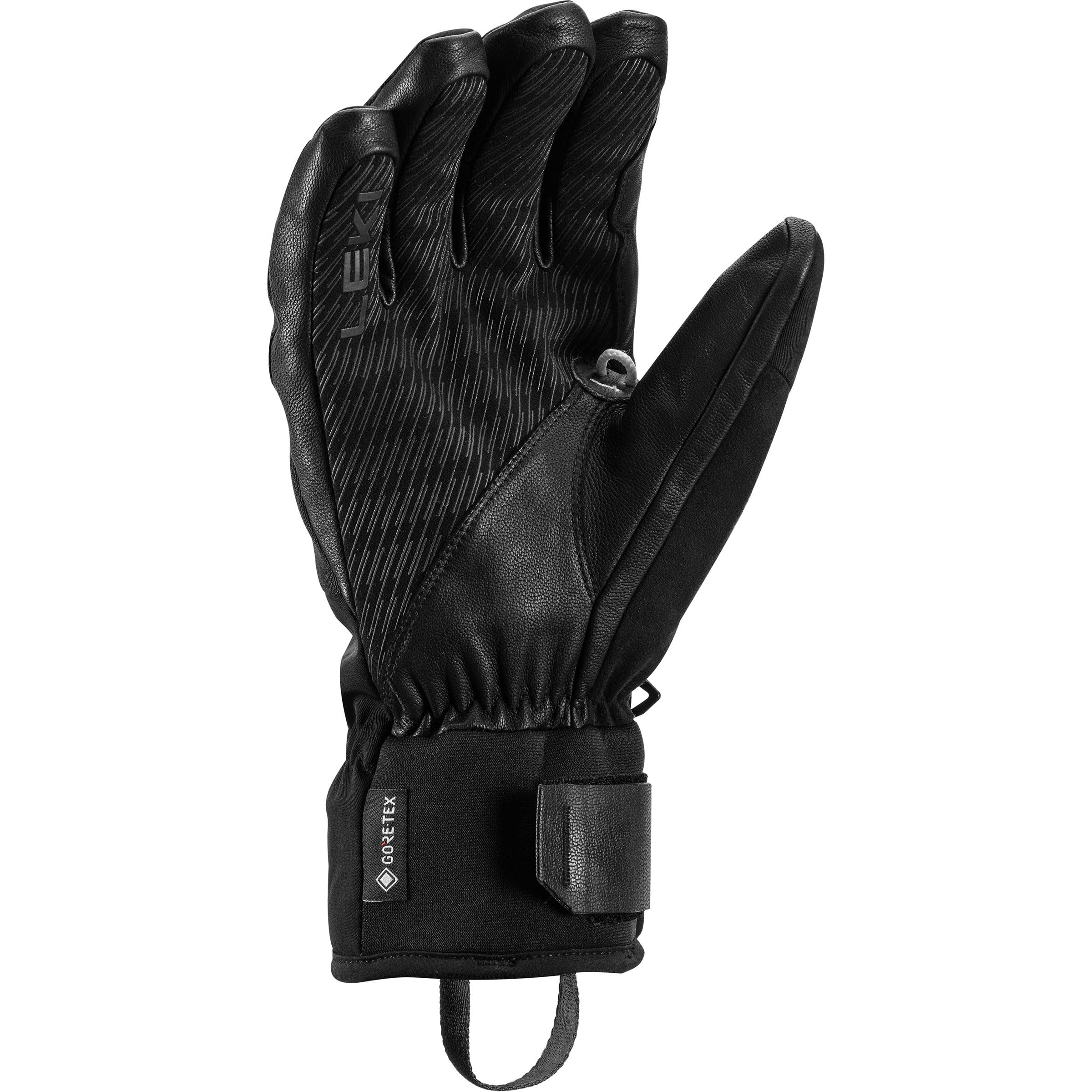 LEKI Unisex Pegas 3D GTX rękawiczki, czarno-grafitowe, 10,5