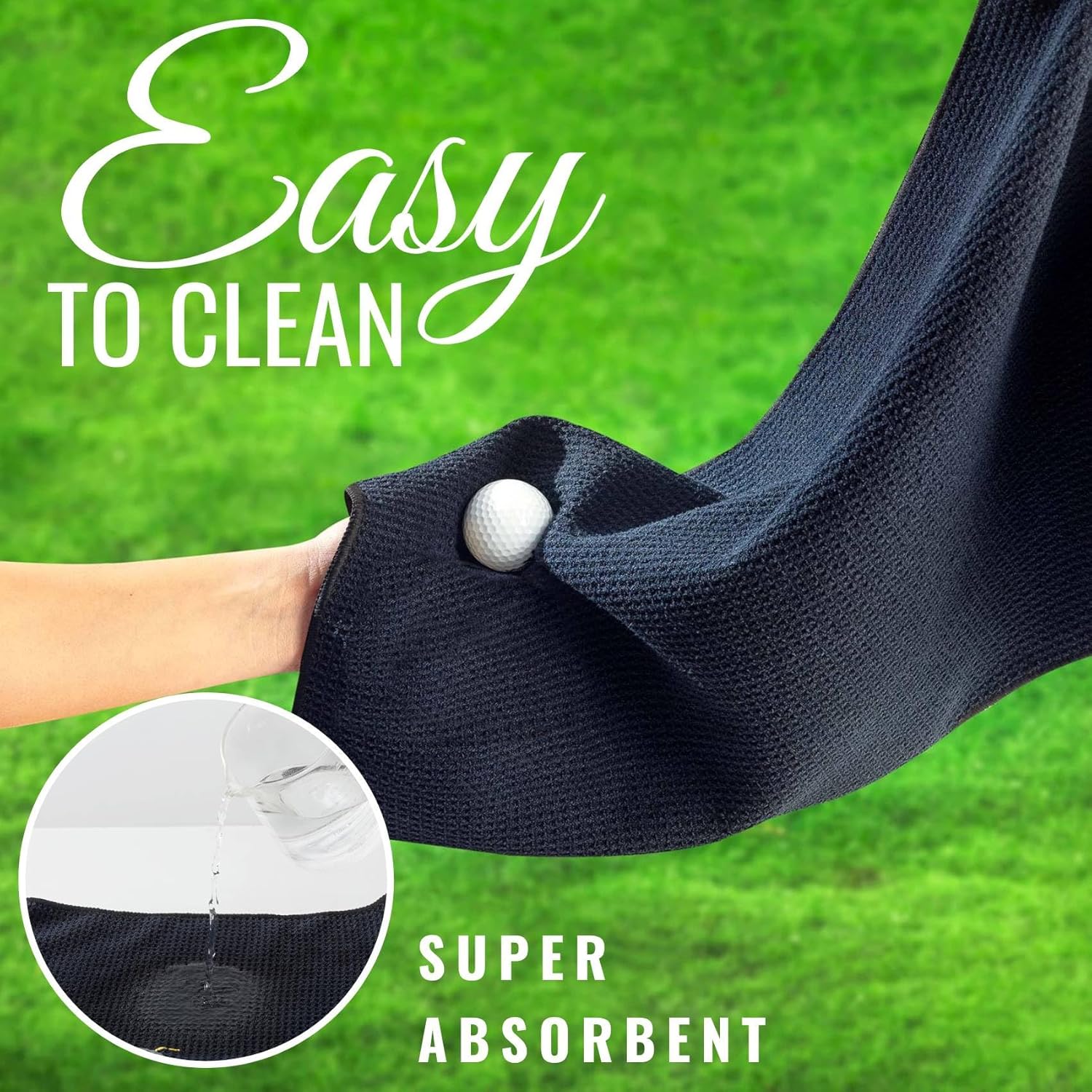 Corgi Gifts Golf Towel, Golf Accessory for Golf Bags, Dog Dad & Mom Gifts for Women & Men, Birthday, Christmas, 16”x 24” Microfiber Golf Towel - Image 5