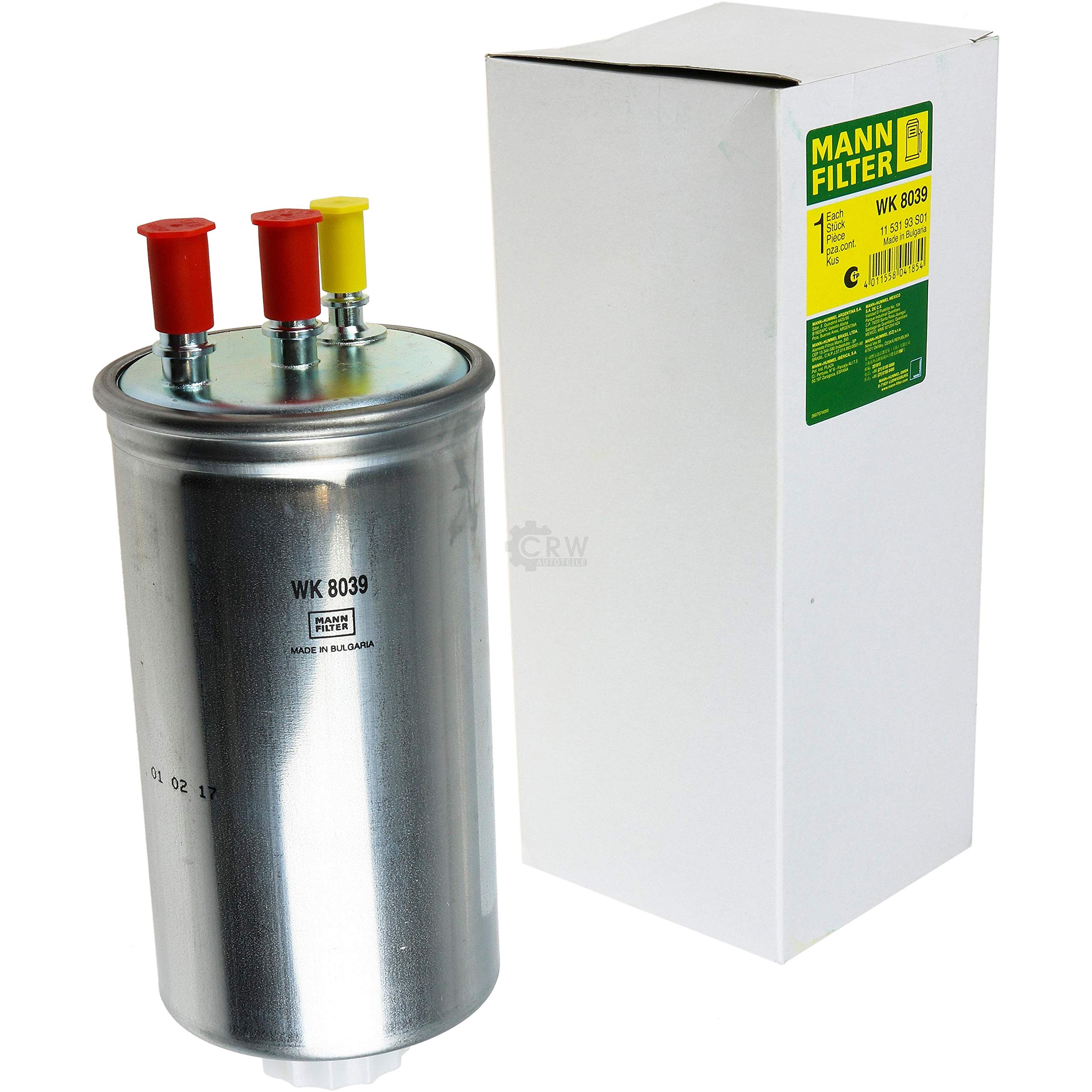 Paquete de inspección Kit de mantenimiento de filtros con filtro de aceite W 79, filtro de aire C 27 030, filtro de combustible WK 8039, filtro de habitáculo CUK 1829, tornillo de cierre
