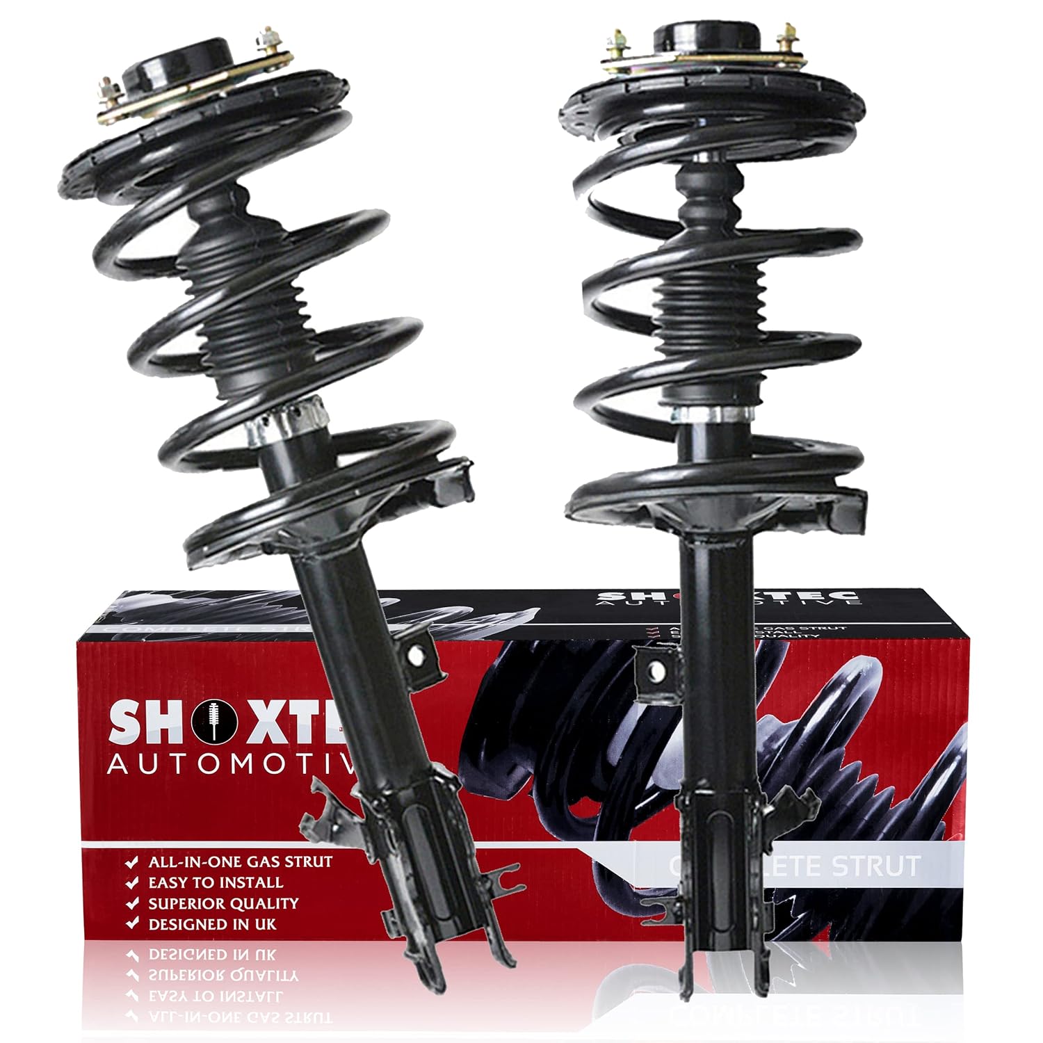 Conjunto Completo de Amortecedores Dianteiros Shoxtec para Nissan Murano 2003-2007 - Substituição de Molas e Amortecedores, Peças Reposição 172268 172267