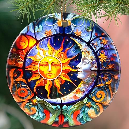 Miniatura 22 de Adornos navideños de girasol vibrante: decoraciones navideñas para árbol y decoración navideña, regalos navideños, ideas de regalo para amigos