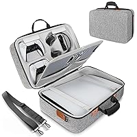 Vista 7 de ELLESTAZ Hard Shell Carrying Case for PS5, Protective Travel Carry Case Fits Playstation 5 Console Controller, Carrying Case Travel Bag Storage for