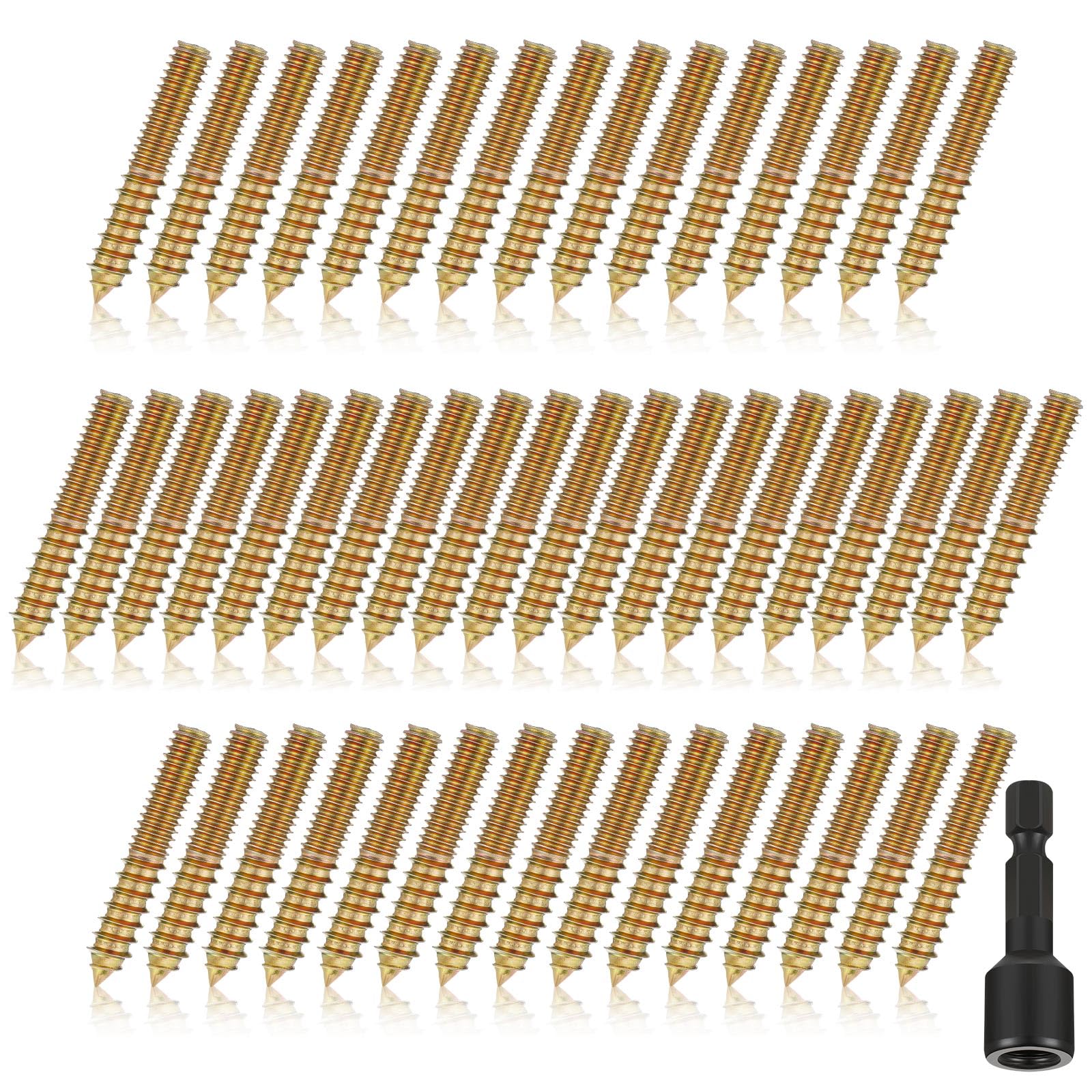 Hanger Bolts - 20 Pack with Driver -9