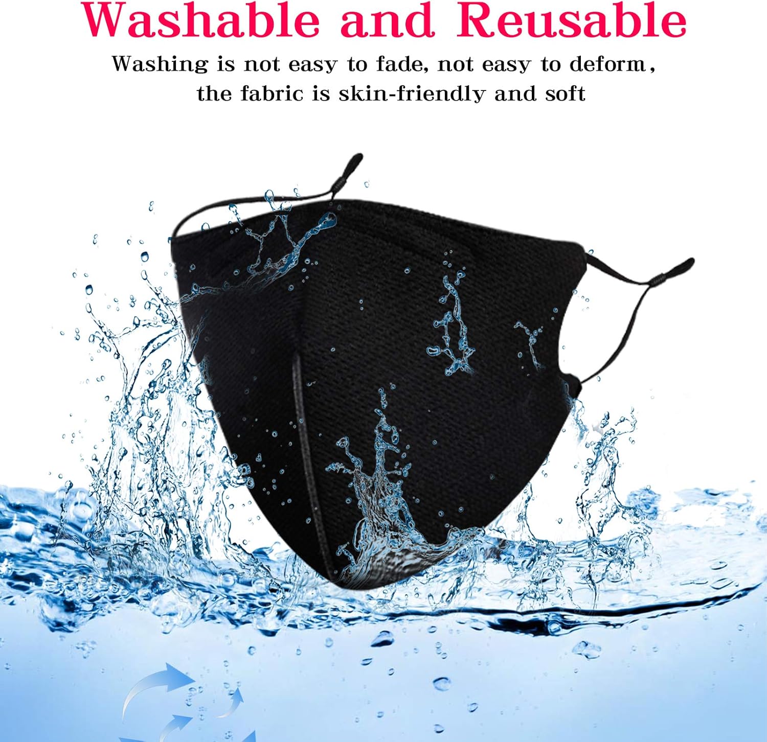 4 Pack Adult Sports Summer Cloth Face Masks Breathable Reusable Washable Adjustable with Nose Wire : Sports & Outdoors