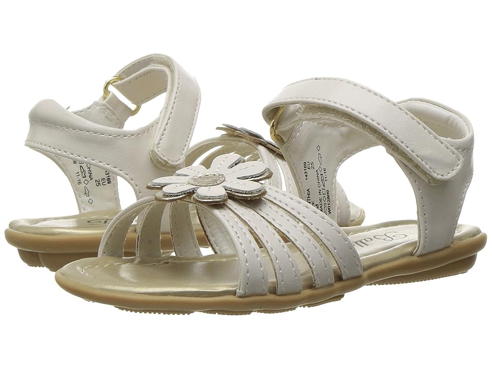 

Jumping Jacks Kids Balleto - Cynthia (Toddler/Little Kid/Big Kid) (Bone/Gold) Girls Shoes