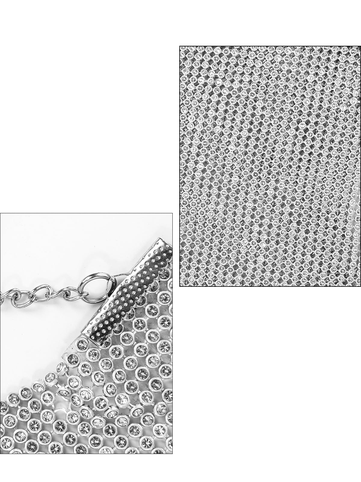 Canottiera sexy da discoteca con paillettes metallizzate glitterate e strass Halter Vest Backless Crop Deep V Canotte Top a catena