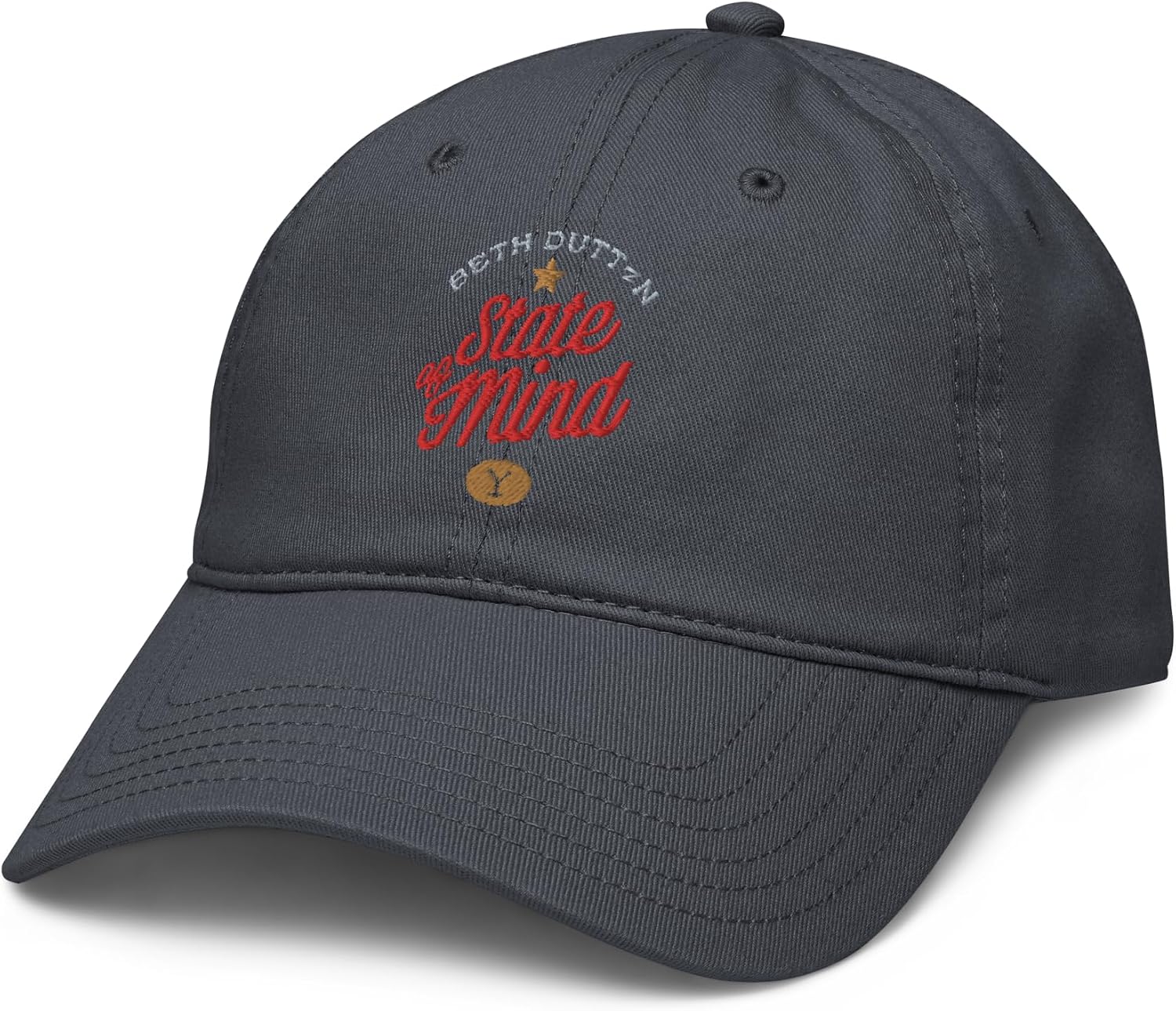 Yellowstone Beth Dutton State Of Mind Embroidered Adjustable Baseball Hat
