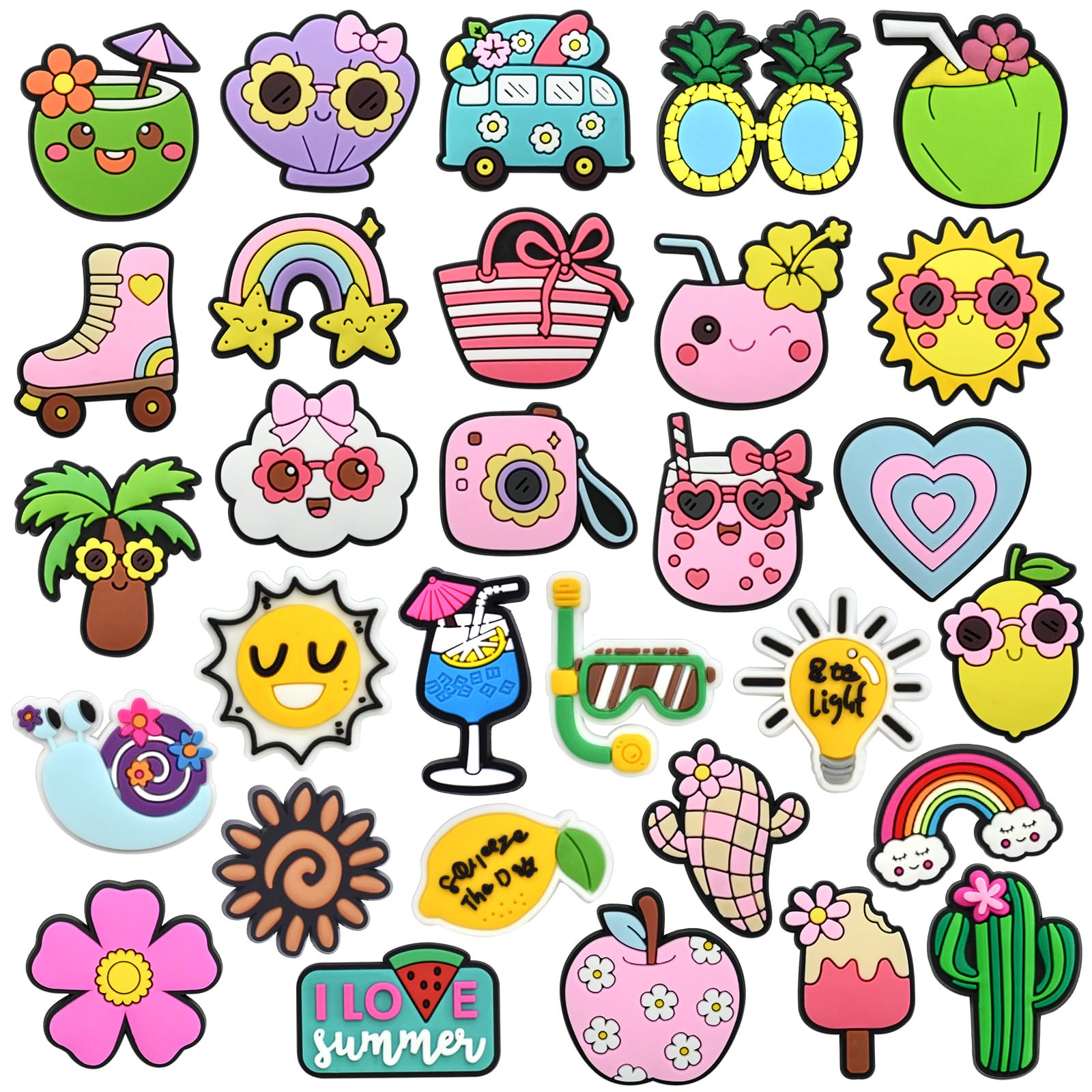 Cute Pins Bulk, Funny Lapel Badge Pins Rubber Brooch Pins for Backpacks, Hats, Bags