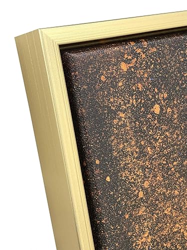 Miniatura 5 de Pintura de arte abstracto grande beige dorado marrón para sala de estar, pintura gris beige, arte de pared escandinavo, decoración del hogar, 14 x