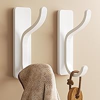 Vista 17 de pickpiff Ganchos de Pared Adhesivos para Abrigos - Percha de Puerta Resistente Stick-On, Gancho de Metal para Colgar Toalla, Bolso, Bata, Mochila