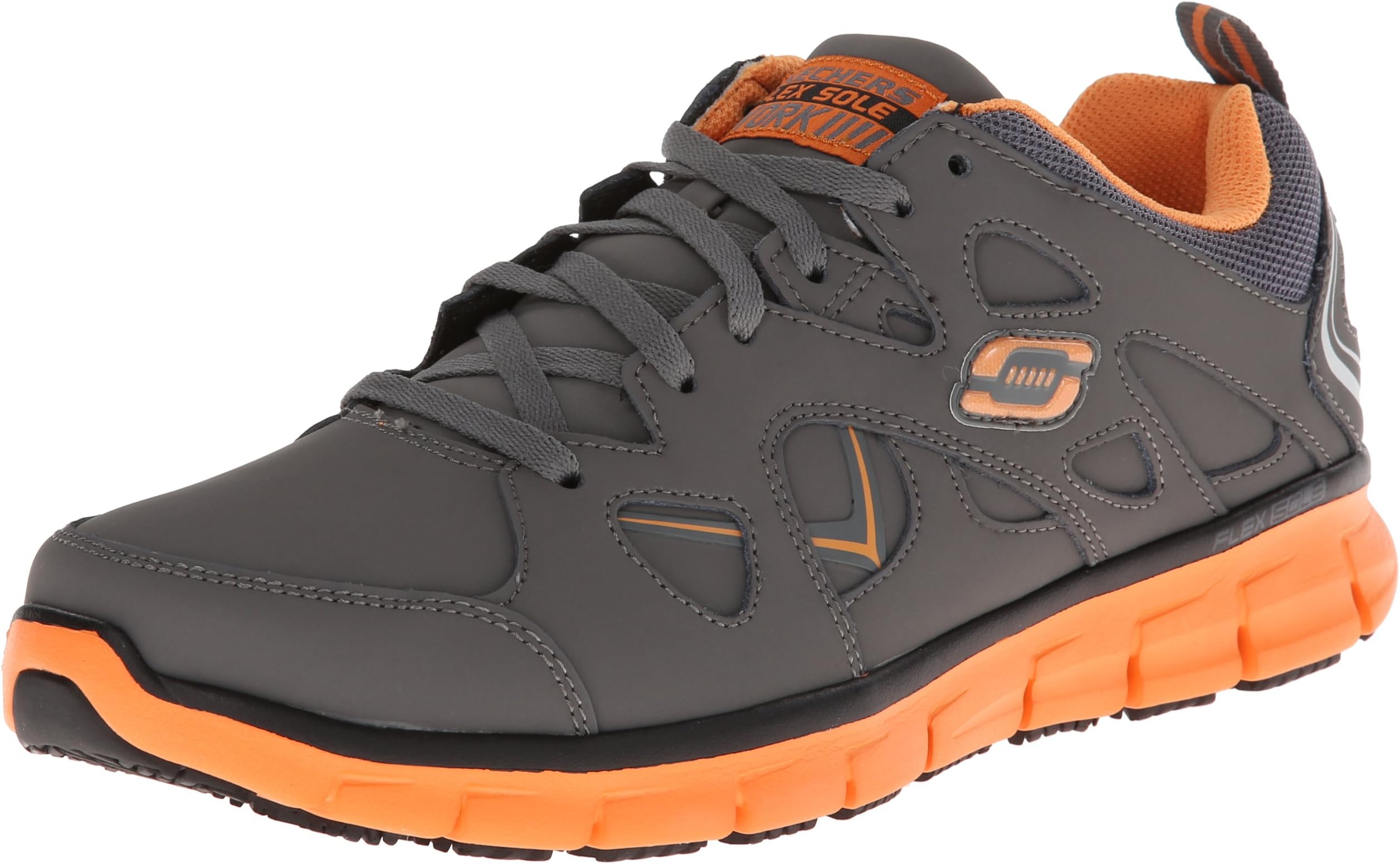 Skechers for Work Men's Synergy-Tal Slip Resistant Work Shoe