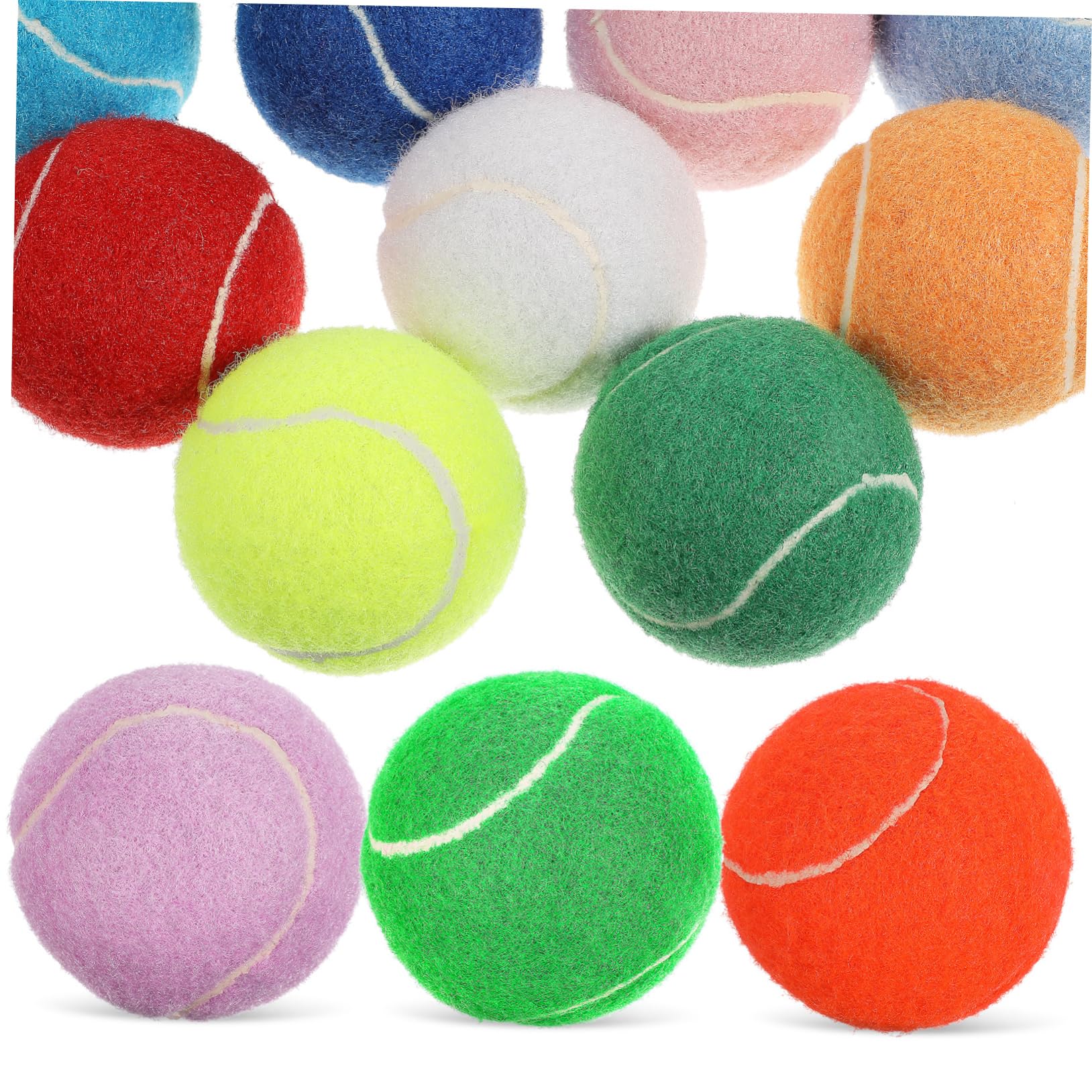 Balles de tennis pour chiots VANZACK en caoutchouc résistant (lot de 12)