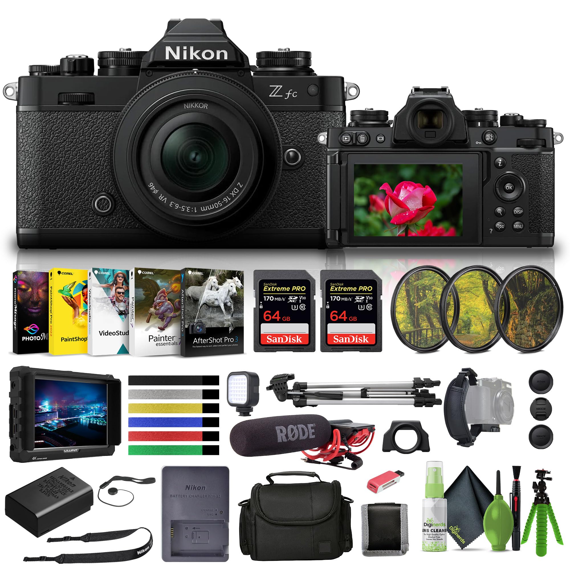 Amazon.com: Nikon Zfc Mirrorless Camera with 16-50mm Lens (1675) +