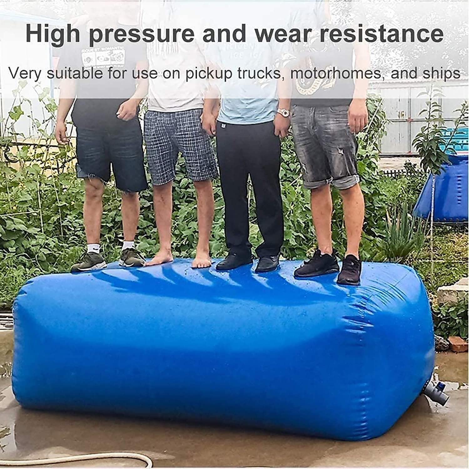Borsa per la conservazione dell'acqua di grande capacità Serbatoio dell'acqua pieghevole con rubinetto Borsa per l'acqua piovana flessibile all'aperto Irrigazione agricola all'aperto,1000L