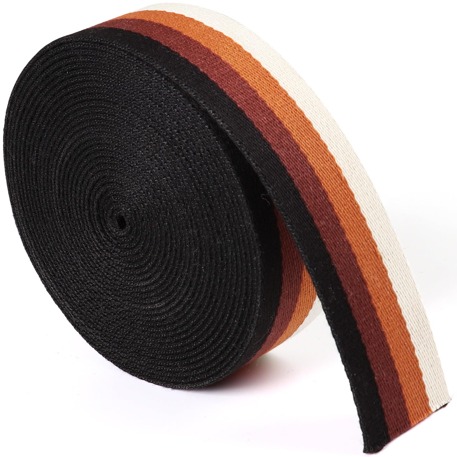 Cotton Webbing 1.5 Inch for Bag Handles, 6 Yards Heavy Duty Nylon Webbing Straps for Bags 1 1/2 Inch, 1.5 Inch Webbing Nylon Strap Backpack Straps