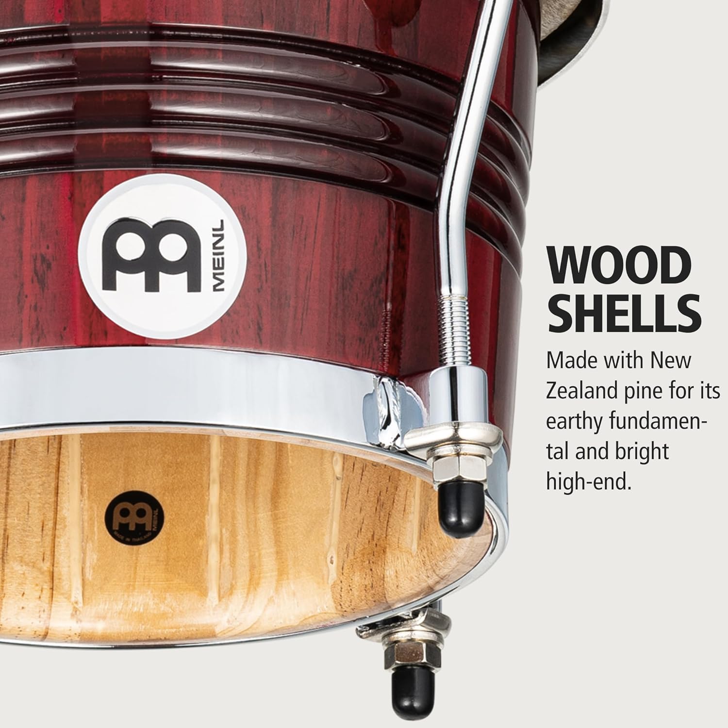 Marathon Exclusive Series Wood Bongos, 6.75" / 8"