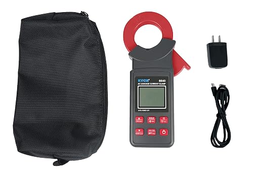 Medidor de fuga por pinza digital de alta precisión ETCR6640 para medición de corriente de fuga AC miniatura 5