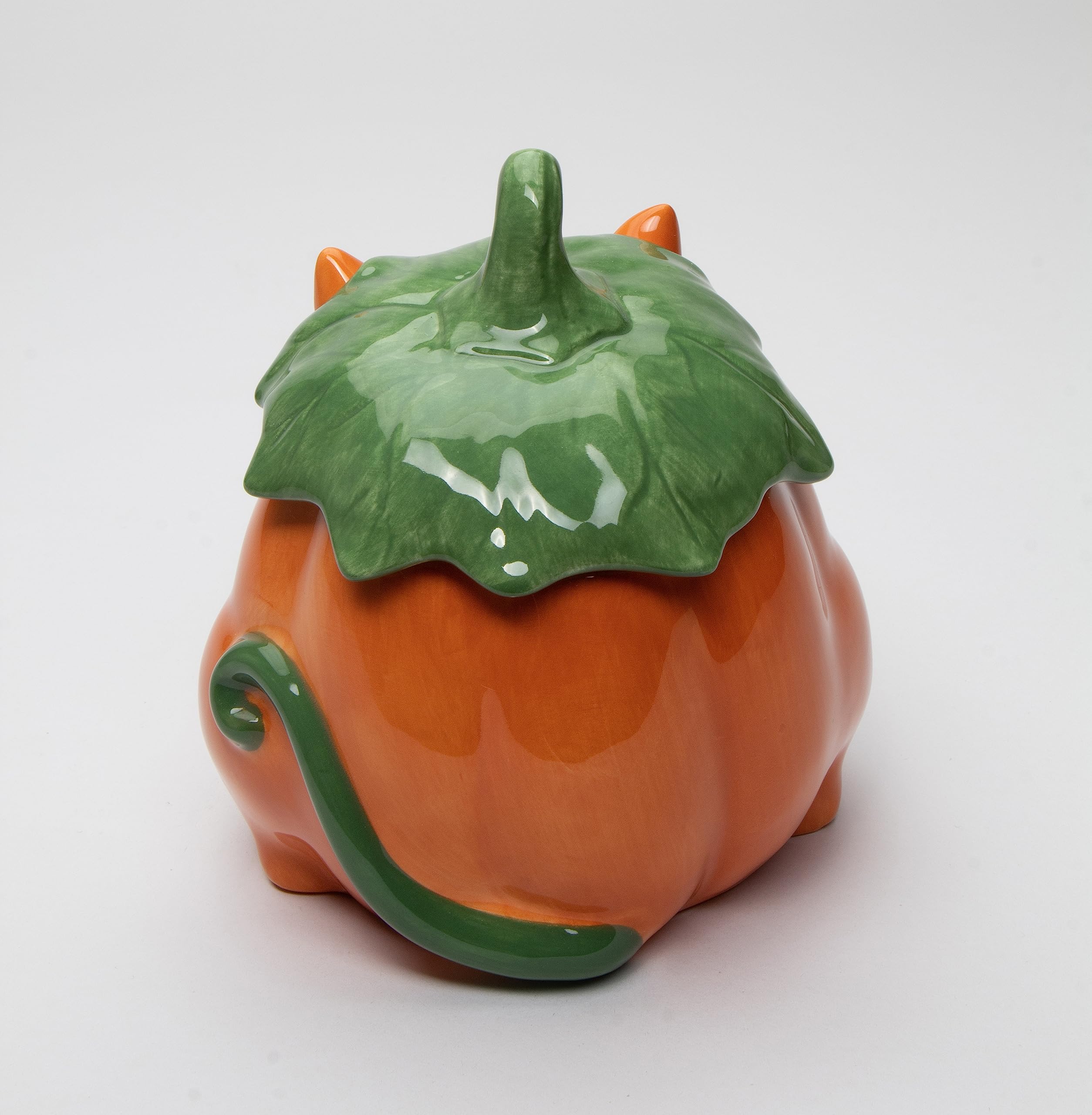 Cosmos Gifts オレンジウィスカーパンプキンキャットキャンディボウル