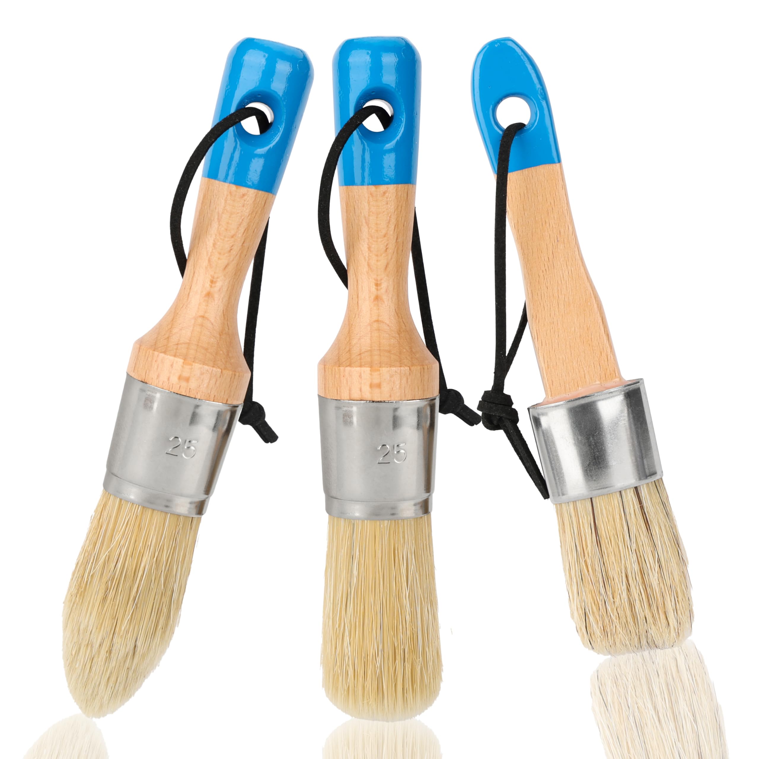 Bates Paint Brushes - 3 Pack for Furniture & Waxing -1