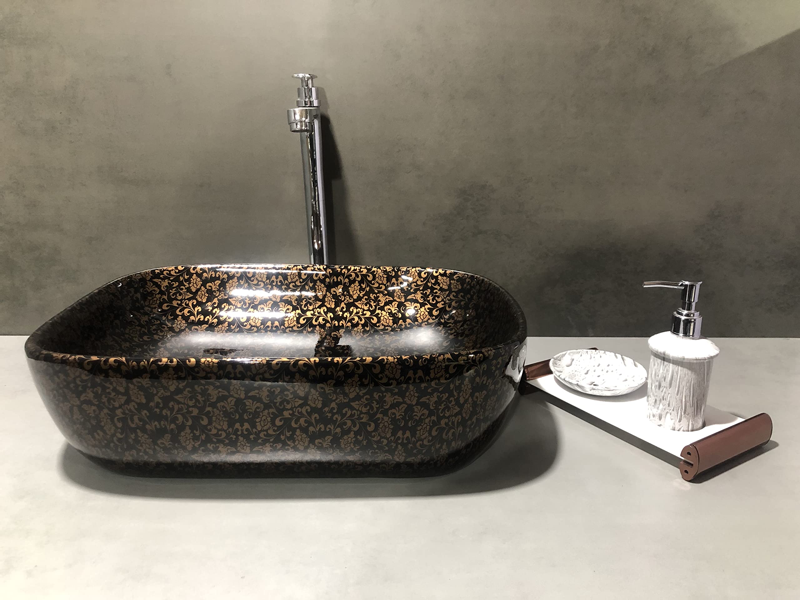 DELTA SANITARYWARE Premium Designer Ceramic Wash Basin (M57) with Waste Pipe & Coupling Set (18X13X5) (M57) Table Top Basin (B0D5D7QZ22) Amazon Price History, Amazon Price Tracker
