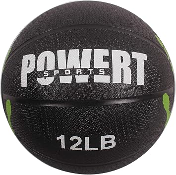 POWERT Medicine Ball Weighted Ball for HIIT Workout, Cardio Fitness Exercise & Physical Therapy