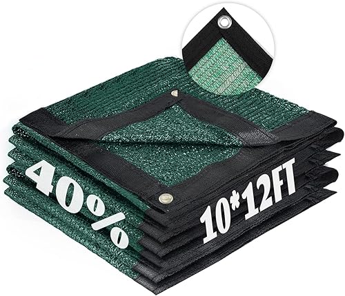 Miniatura 7 de Cool Area Lona de malla con ojales para cubrir plantas, 6.5 x 16.5 pies, para patio, jardín, pérgola, invernadero, coche, granero, color negro