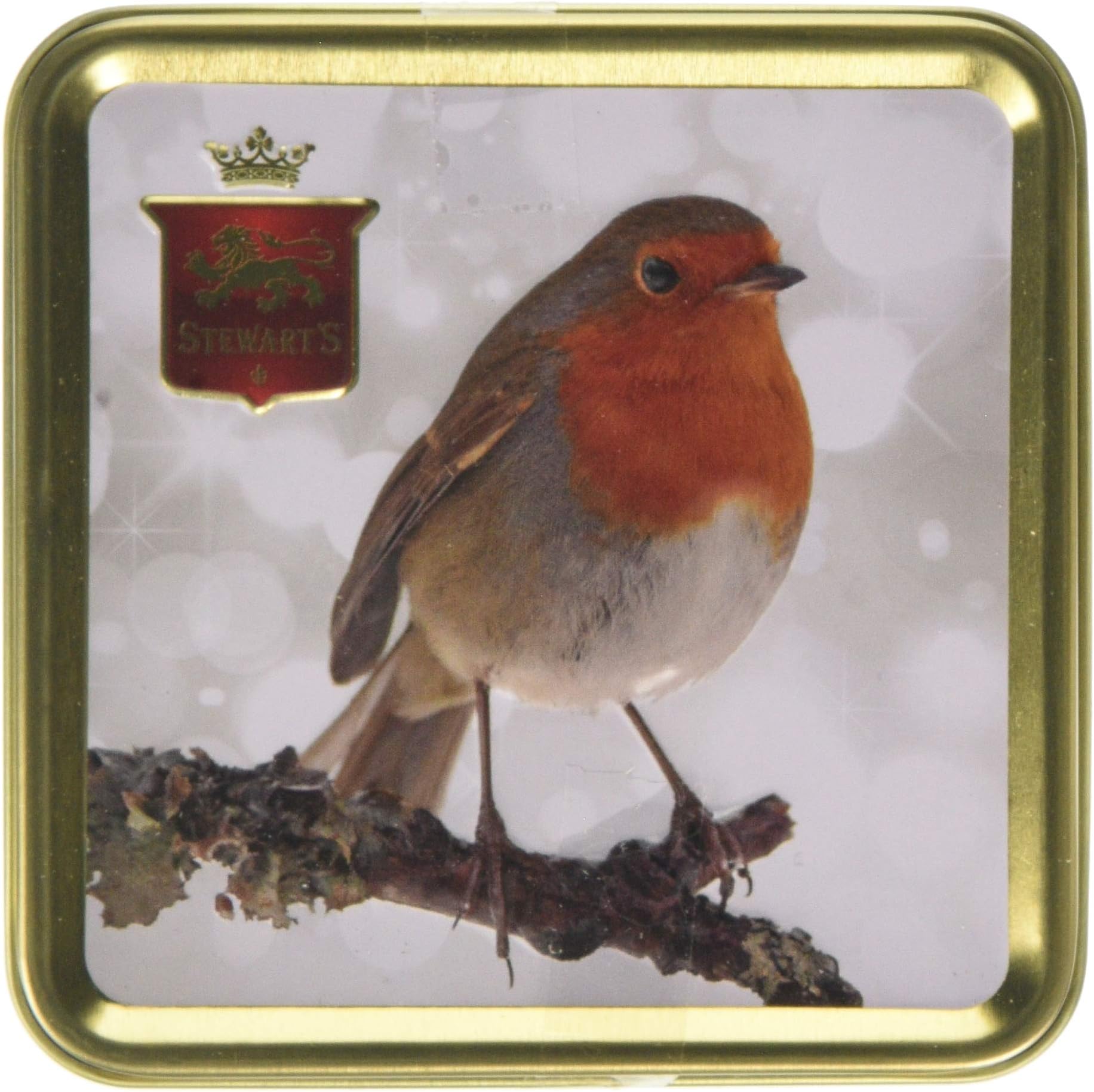 Stewart's Scotland - Robin Redbreast Tin Filled with Luxury Fudge 100g