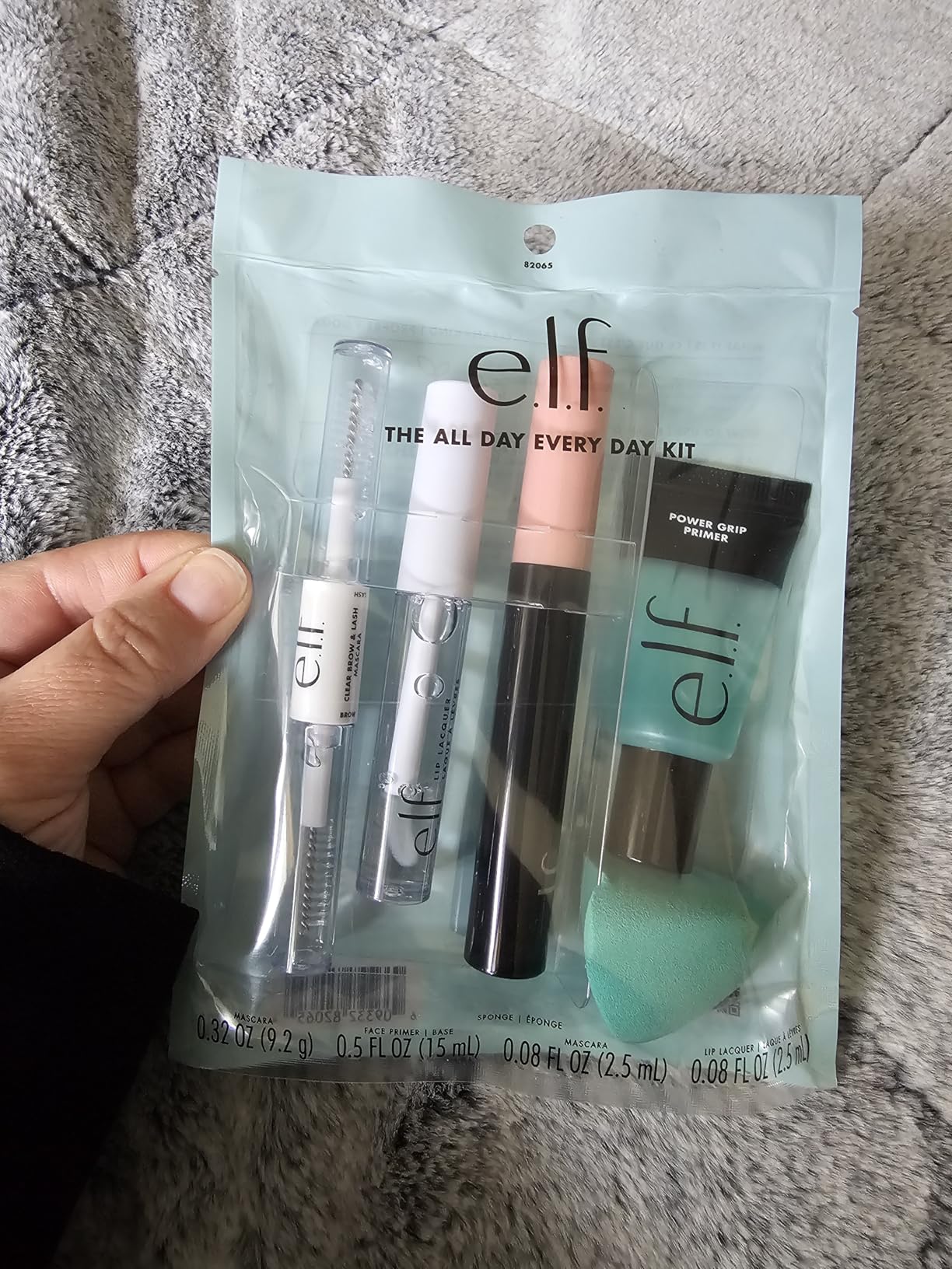 e.l.f. All Day Every Day Makeup Kit, Hydrating Face Primer, Curling Mascara, High-Shine Lip Gloss & Clear Eyebrow Gel + Mascara, Vegan & Cruelty-Free