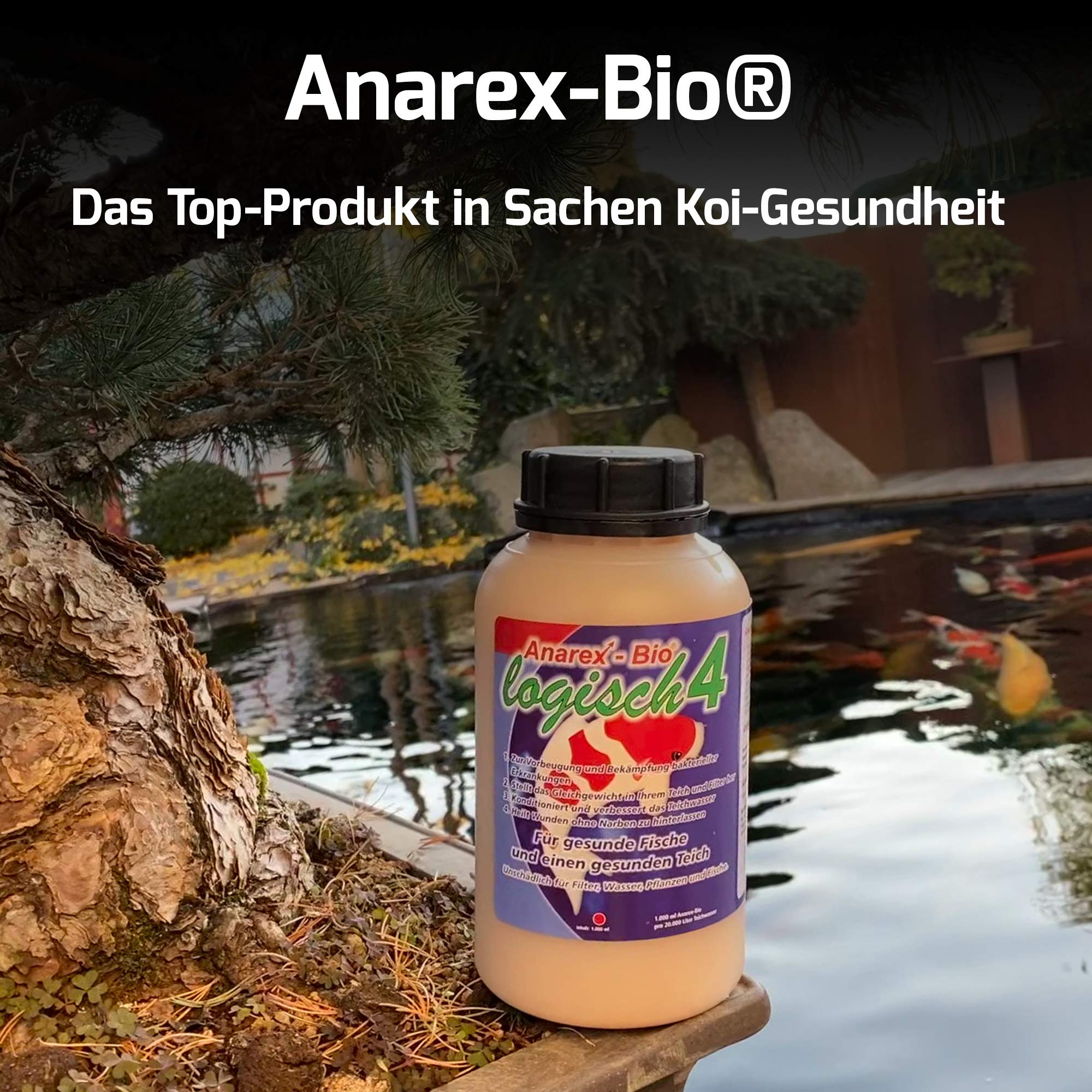 1 l • Biologische Milchsäurebakterien für Teich • Teichbakterien zur Vorbeugung von Krankheiten • Vernichtet 95% krankheitserregenden Bakterien