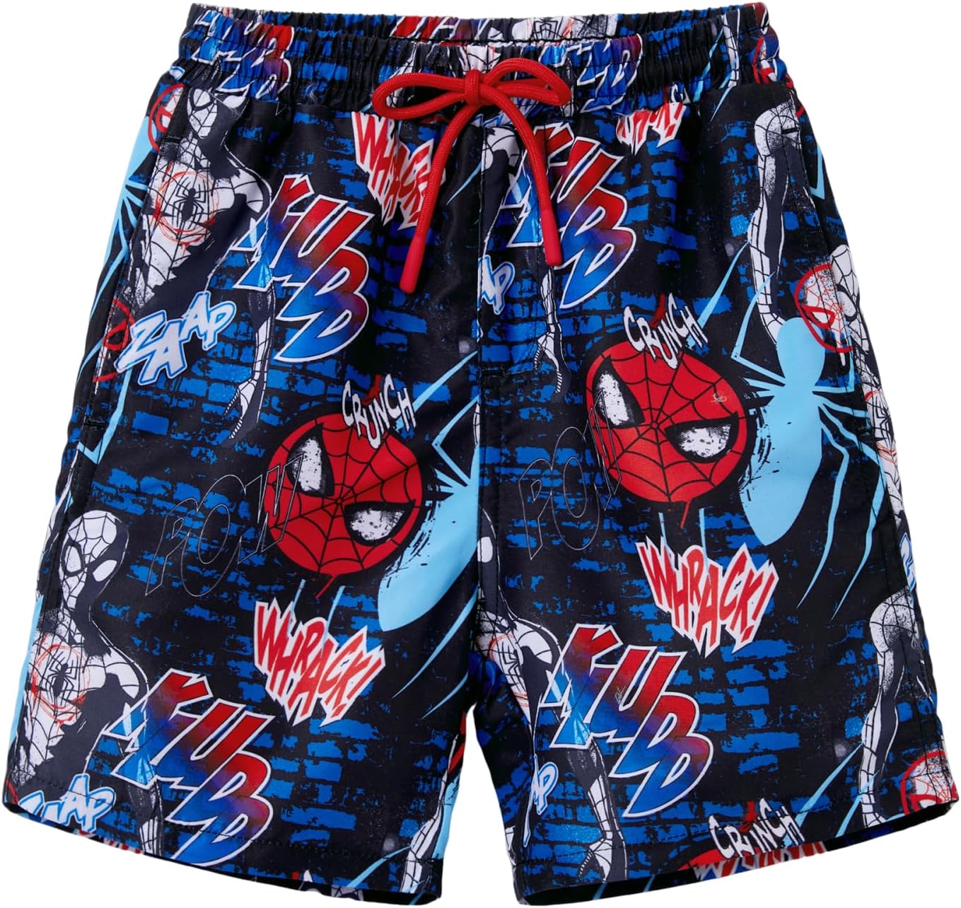 Disney Stitch Spiderman Cars Winnie Toy Story Boy Swim Trunks UPF 50+Swim Shorts Compression Liner & Quick-Dry &Pockets 2-13Y
