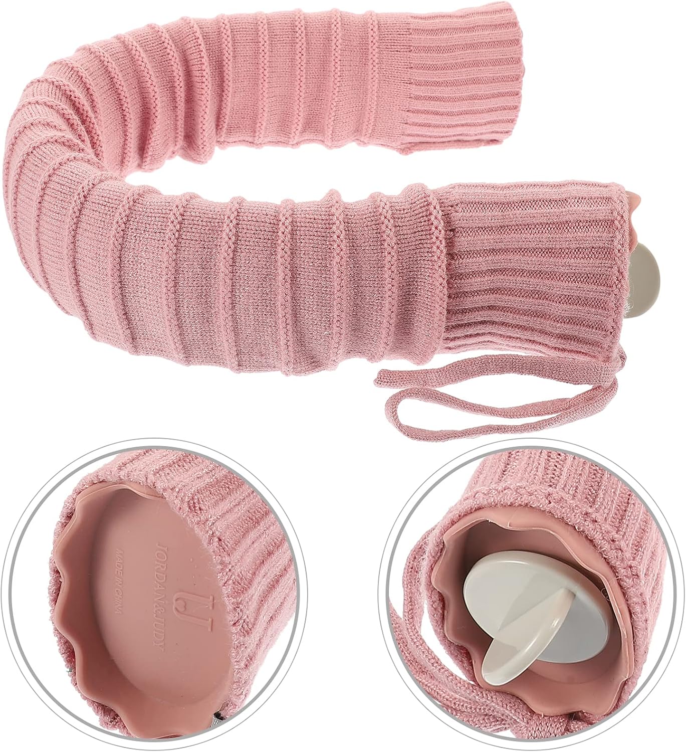 U Shaped Neck Hot Water Bag with Knitted Cover Shoulder Warmer for (Random Color)
