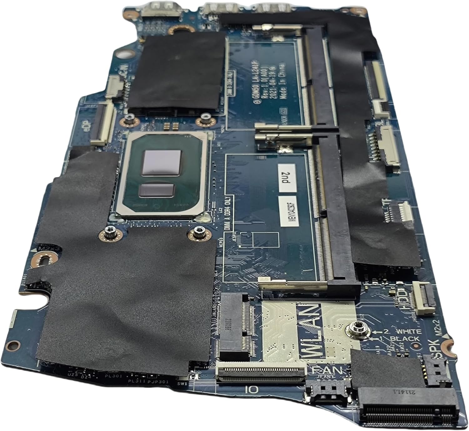 Replacement Laptop Motherboard GDM50 LA-L241P for Dell Inspiron 15 3511 System Board i3-1125G4 Processor 0FFWCW FFWCW