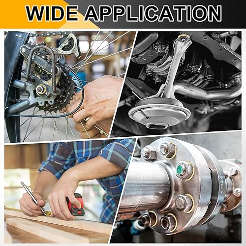 Miniatura 6 de uxcell 50 arandelas planas de latón M12, 0.945 in de diámetro interior x 0.472 in de diámetro exterior x 0.039 in de grosor, junta de anillo de