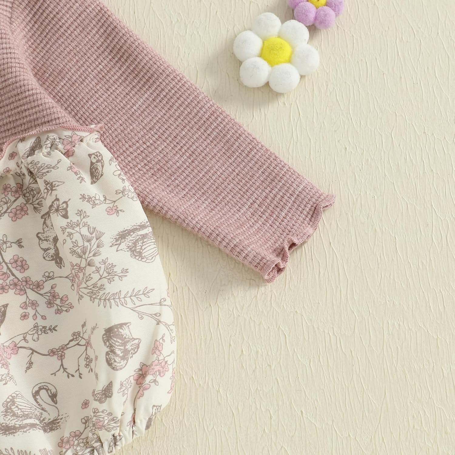 Newborn Infant Baby Girl Fall Romper Long Sleeve Floral Jumpsuit Bodysuit 3 6 9 12 18 Months Girls Rompers - Image 8