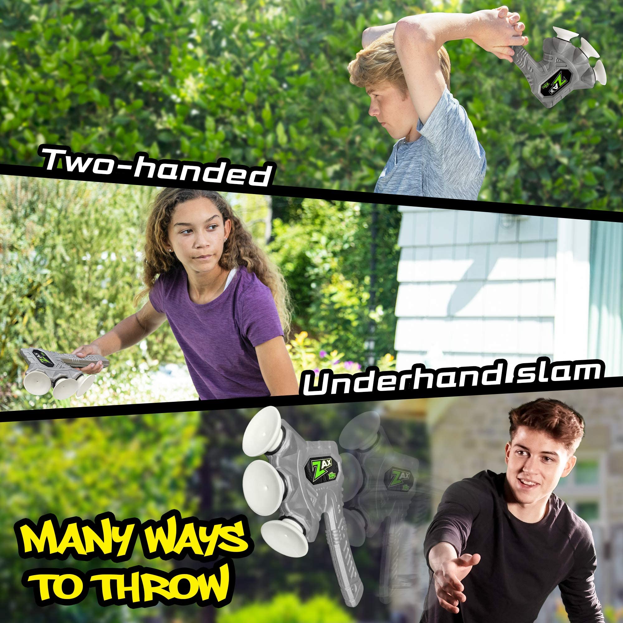 Zing Zax, Soft and Safe Foam Throwing Axes, Includes 2 Zaxes and 1 Target, Great Indoor or Outdoor Target Game for Friends and Family - Image 4