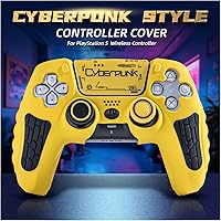 Vista 18 de ECHZOVE Funda de silicona para controlador PS5 (azul) – Cubierta de controlador de PS5 duradera y antideslizante con accesorios personalizables