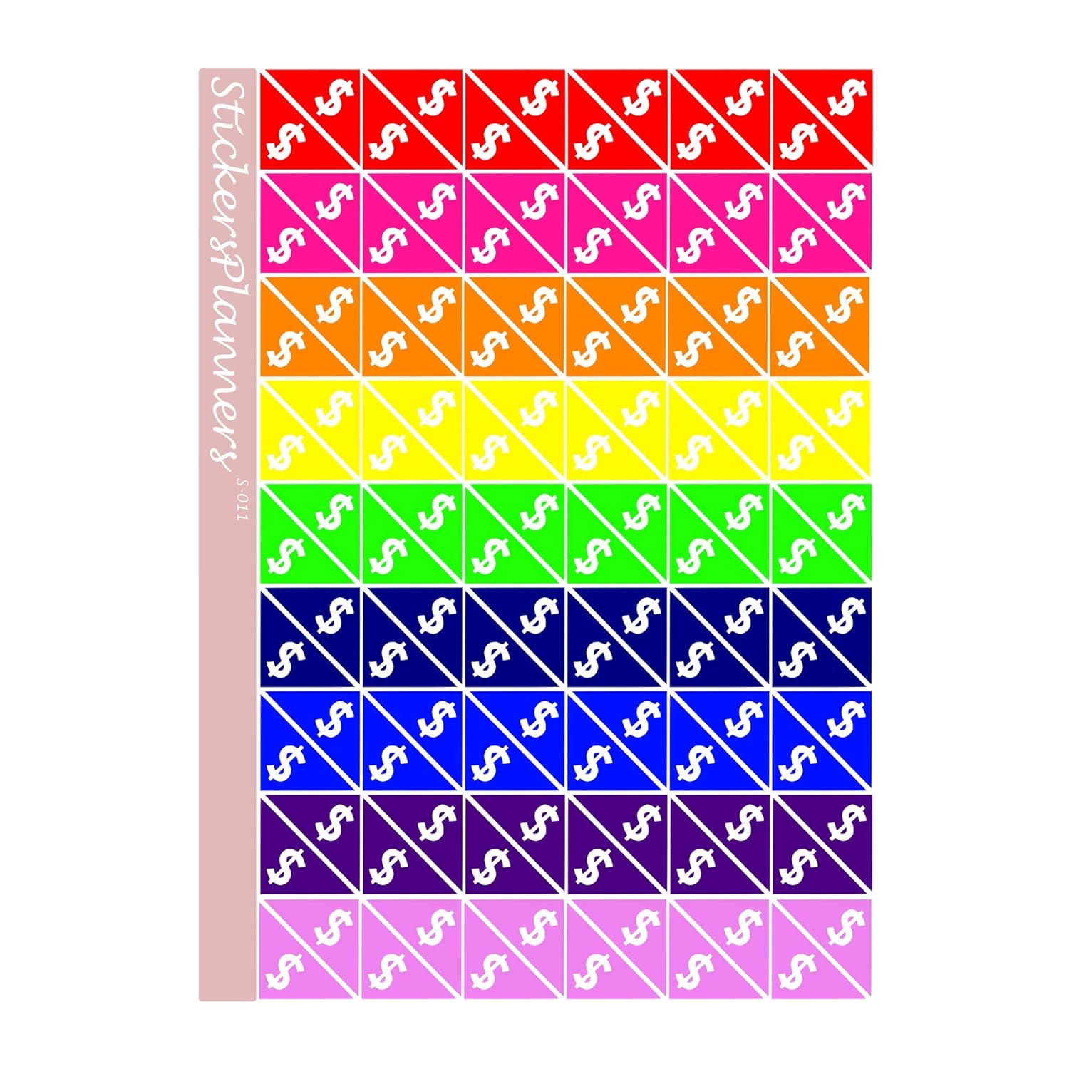 Removable Matte Happy Planner Sticker Sheet Compatible with Erin Condren and Most