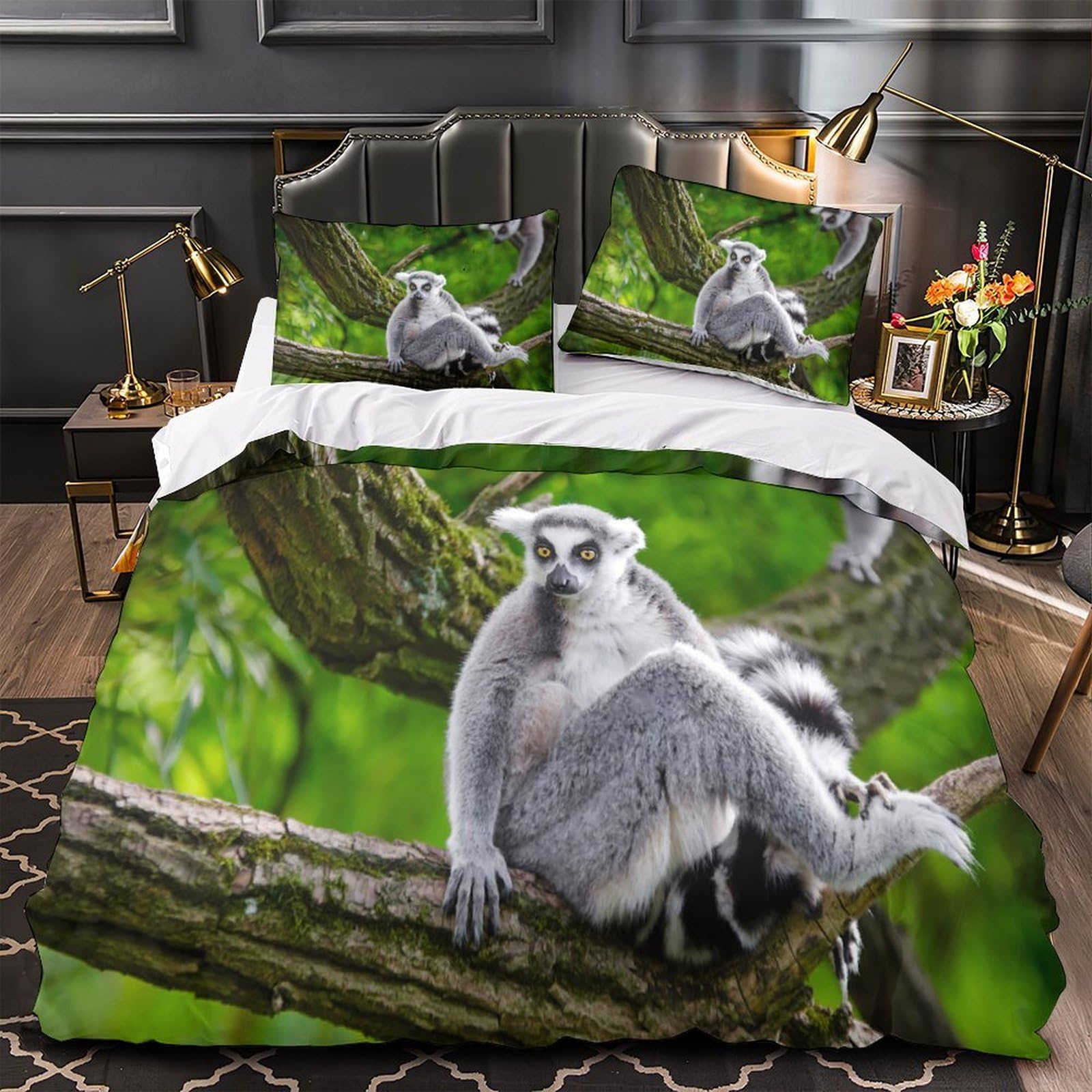 Housse de couette effet 3D super douce pour chambre adulte et enfants format 260x220