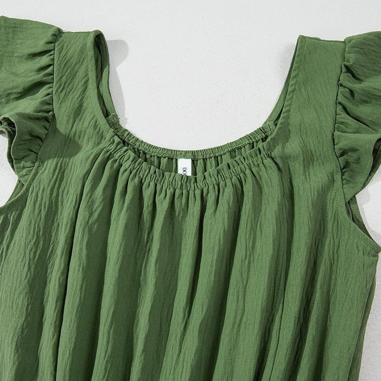 Combinaison d'été pour femme avec manches en mousseline élégante