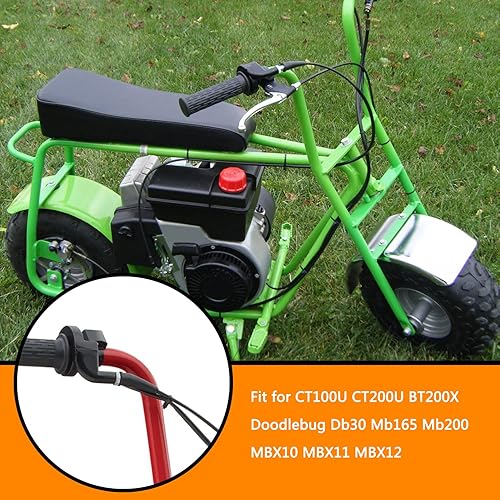 Vista 16 de Cable acelerador de 50 pulgadas para Predator 212cc 6.5hp Coleman CT100U CT200U BT200X Baja Warrior Doodlebug Db30 Mb165 Mb200 MOTOVOX MBX10 MBX11