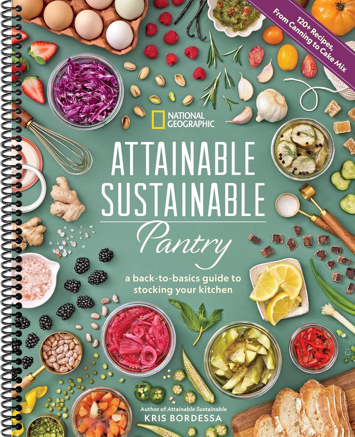 Attainable Sustainable Pantry: A Back-To-Basics Guide to Stocking Your Kitchen(Spiral bound)      Spiral-bound – March 4, 2025
