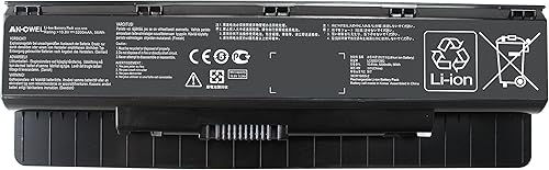 ANGWEL Angwel - Batería para portátil A31-N56 A32-N56 para Asus N46 N46V N56V N56V N76 N76V Series 10.8V 56Wh