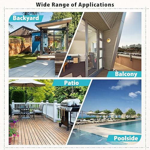 Vista 114 de FDW - Juego de muebles de mimbre de 3 piezas, sillas de ratán modernas con mesa auxiliar, resistentes a la intemperie, para exterior, patio, porche