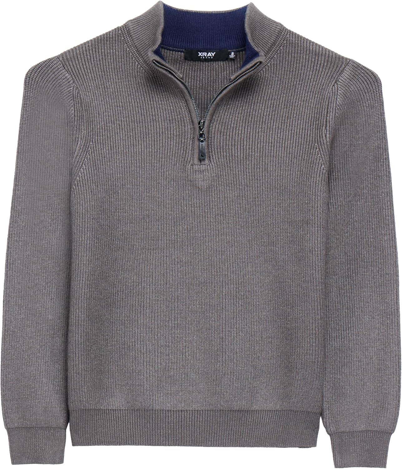 X RAY Boys (Size 4-14) Quarter Zip Mock Neck Regular Fit Knit Sweater
