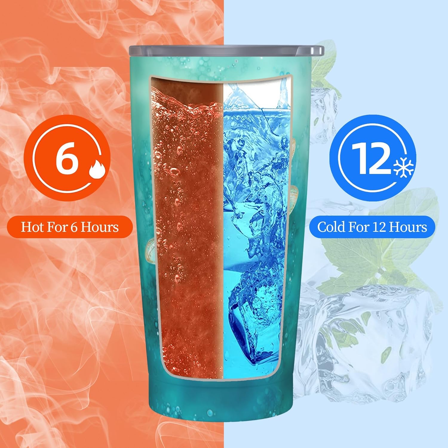 Dragonfly Tumbler with Lid and Straw for Women Leakproof Travel Coffee Mug Double Wall Insulated Cups 20OZ Gifts for Office Kitchen Outdoor - Image 6