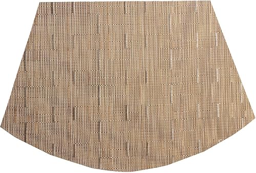 Miniatura 7 de SHACOS - Manteles individuales de PVC para mesas redondas manteles individuales con curvatura antideslizantes resistentes al calor de vinilo