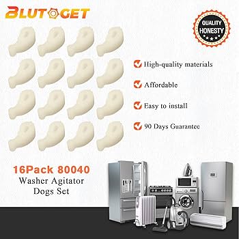 Amazon.com: 80040 Washer Agitator Dogs Kit 16 Pack by Blutoget